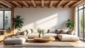 Apporter de la chaleur avec le bois sans alourdir la déco