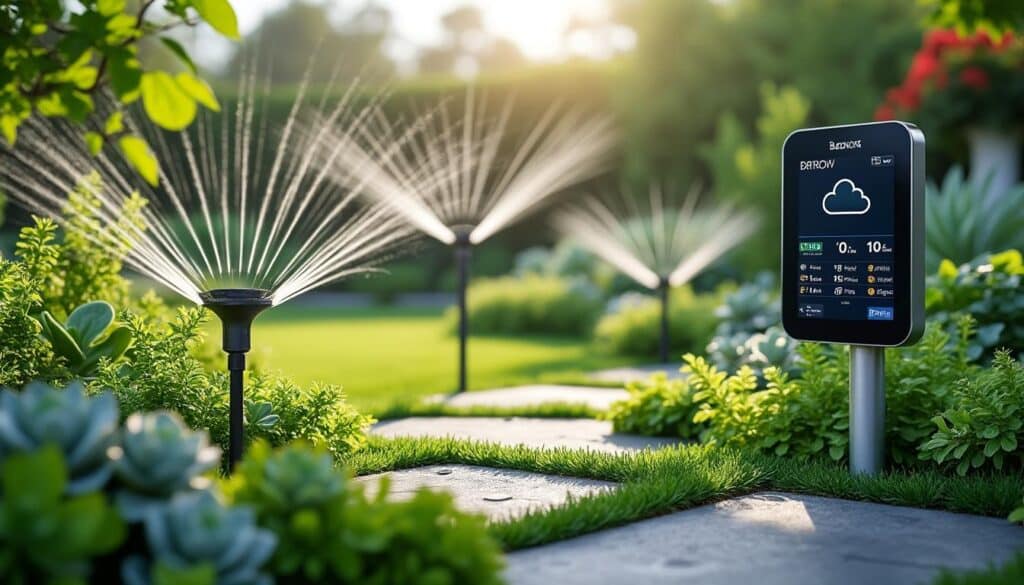découvrez comment la domotique optimise l'arrosage automatique en s'adaptant aux données météo pour économiser l'eau et préserver votre jardin efficacement.
