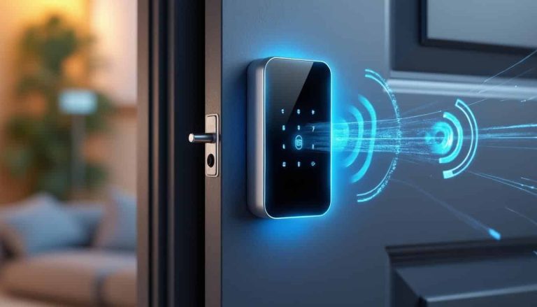 découvrez la serrure connectée qui sécurise l'accès à votre domicile sans clé physique, alliant confort et technologie pour une protection optimale.
