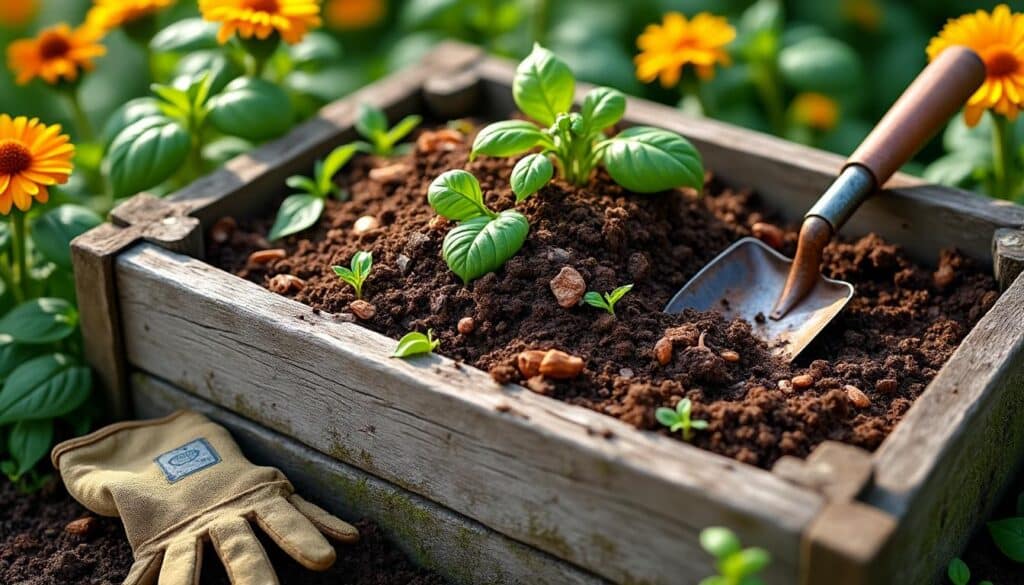 le composteur de jardin transforme efficacement vos déchets organiques en engrais naturel, enrichissant votre sol tout en réduisant les déchets.