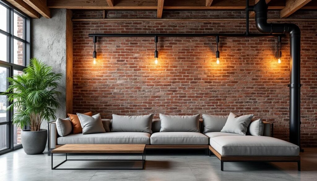 découvrez comment la décoration maison industrielle met en valeur les briques apparentes pour créer un intérieur chaleureux et authentique alliant modernité et charme brut.