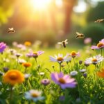 découvrez comment une pelouse fleurie soutient la survie des abeilles et autres pollinisateurs essentiels à la biodiversité.