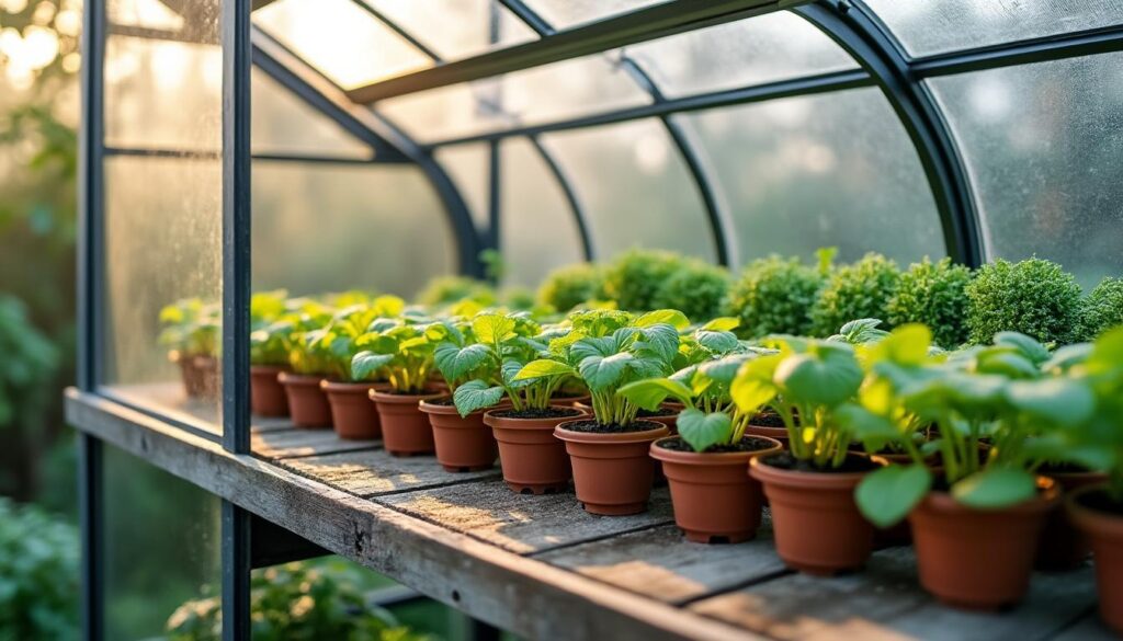 découvrez comment la serre de jardin protège efficacement vos semis des gelées printanières, assurant une croissance saine et précoce de vos plantations.