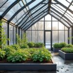 le jardin d'hiver offre un espace protégé pour cultiver vos plantes tout au long de l'année, même en hiver.