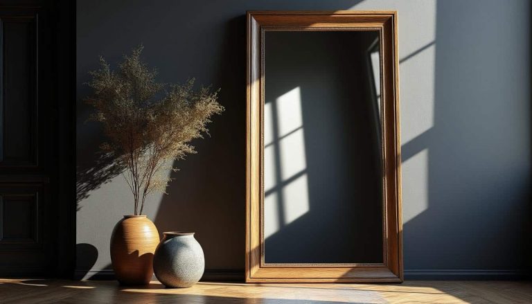 découvrez comment un miroir de grande taille peut illuminer vos pièces sombres en reflétant la lumière et en apportant une sensation d'espace et de clarté à votre intérieur.
