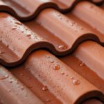 le traitement hydrofuge protège efficacement les tuiles en empêchant la pénétration de l'eau, réduisant ainsi la porosité et prolongeant leur durabilité.