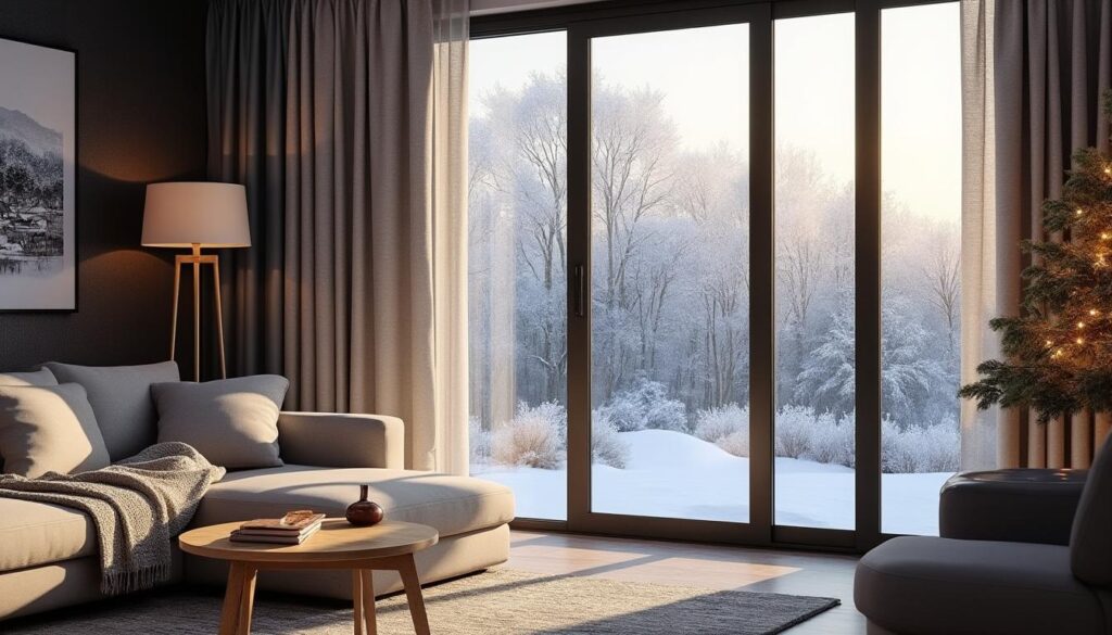 découvrez comment les rideaux thermiques isolent efficacement vos baies vitrées en bloquant le froid, pour une maison plus chaleureuse et économique.