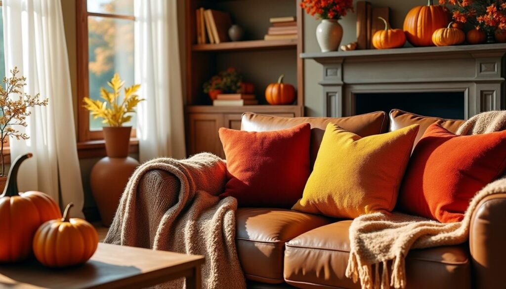 découvrez comment utiliser les couleurs chaleureuses de l'automne pour sublimer la décoration de votre maison et créer une ambiance cozy et conviviale.