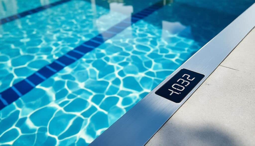 la domotique de piscine permet de surveiller et maintenir automatiquement le taux de ph de l'eau pour garantir une eau toujours propre et équilibrée.