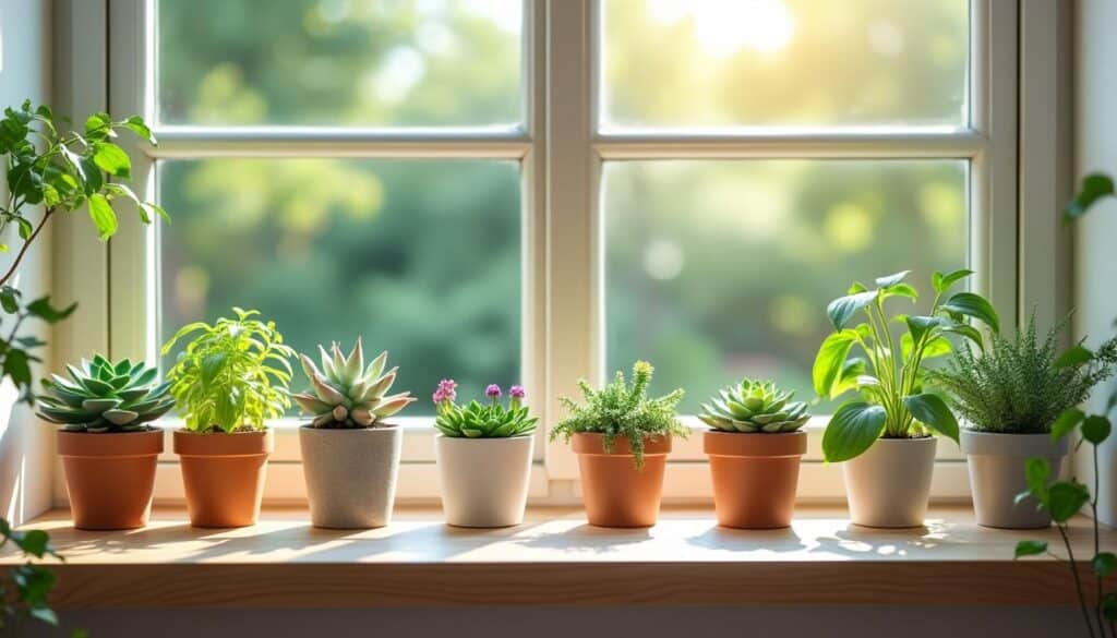 découvrez comment la tablette de fenêtre devient l'endroit idéal pour accueillir vos petites plantes grasses, alliant décoration et nature dans votre intérieur.