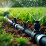 découvrez comment l'arrosage automatique enterré s'intègre parfaitement sous votre pelouse pour une irrigation discrète et efficace.