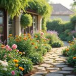 découvrez le charme du jardin de curé, un mélange harmonieux de fleurs colorées et d'herbes aromatiques pour un coin de nature parfumé et apaisant.