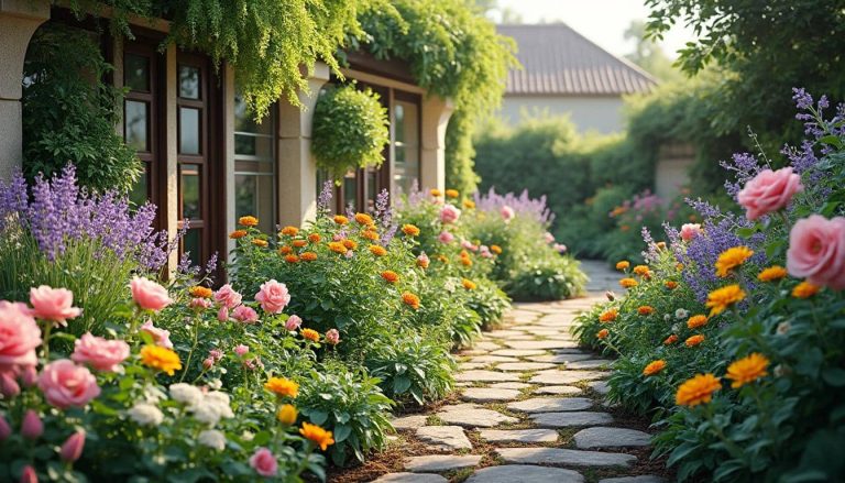 découvrez le charme du jardin de curé, un mélange harmonieux de fleurs colorées et d'herbes aromatiques pour un coin de nature parfumé et apaisant.