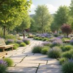 découvrez le jardin sensoriel qui éveille le toucher et l'odorat des visiteurs grâce à une diversité de plantes et textures uniques.