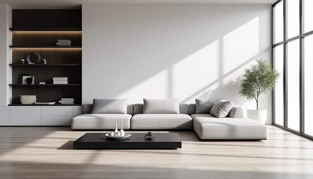 découvrez le style contemporain qui met en avant des lignes droites et sobres pour un intérieur épuré et moderne.