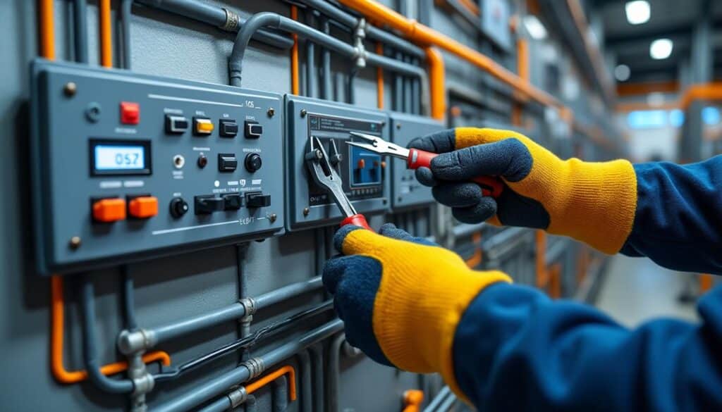 découvrez nos services complets en travaux d'électricité, incluant la pose professionnelle du tableau de bord pour assurer la sécurité et l'efficacité de votre installation électrique.
