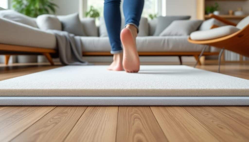 découvrez comment l'isolation phonique du sol permet de réduire efficacement les bruits de pas pour un intérieur plus calme et confortable.
