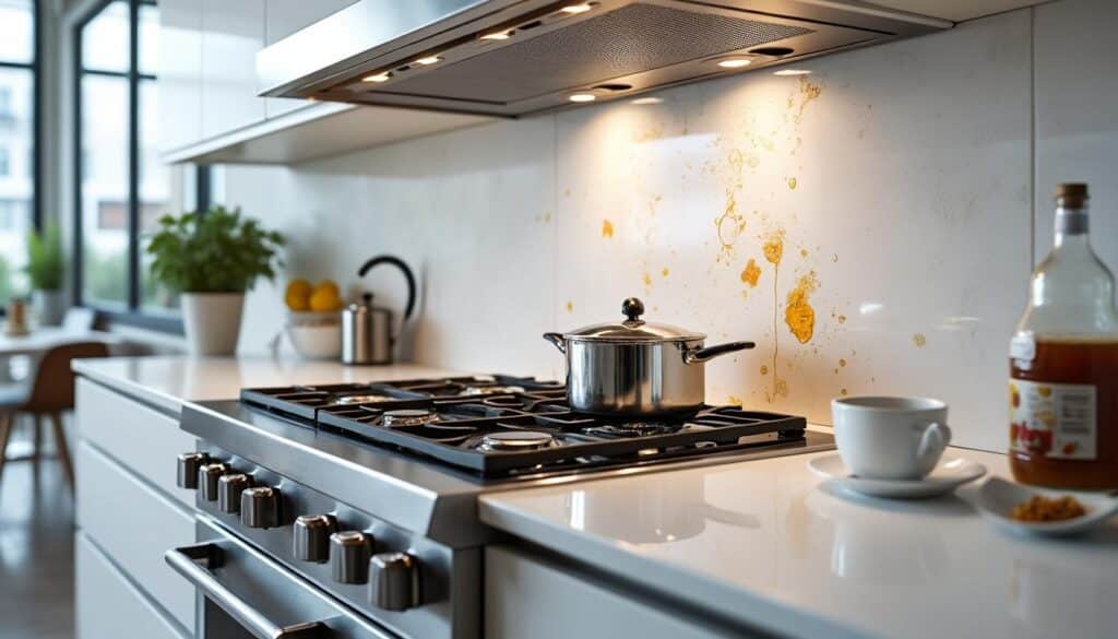 découvrez comment la crédence de cuisine protège efficacement votre mur contre les projections et facilite l'entretien de votre espace culinaire.