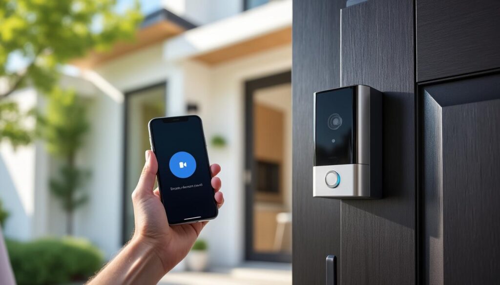 découvrez comment la domotique de sonnerie vous permet de recevoir une notification directement sur votre téléphone, pour ne jamais manquer une visite à domicile.