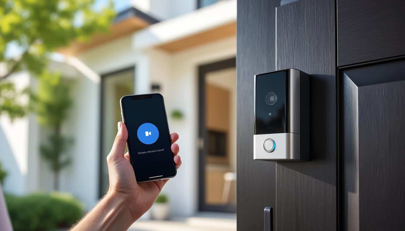 découvrez comment la domotique de sonnerie vous permet de recevoir une notification directement sur votre téléphone, pour ne jamais manquer une visite à domicile.