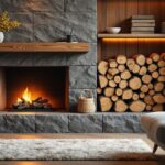 découvrez comment organiser efficacement le stockage de votre bois de chauffage près de la cheminée avec la niche à bois, alliant praticité et esthétique pour un intérieur chaleureux.