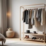 découvrez comment le portant à vêtements peut remplacer l'armoire dans votre chambre pour un espace plus moderne et pratique.