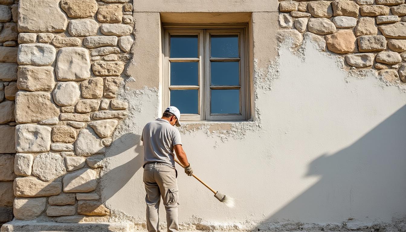 découvrez comment le ravalement de façade à la chaux permet au mur de mieux respirer, tout en offrant une protection naturelle et durable à votre bâtiment.