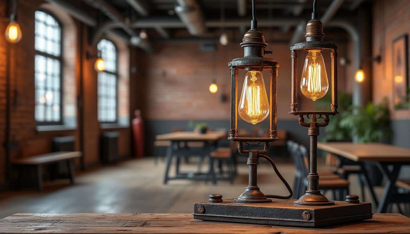 découvrez comment le style industriel intègre les lampes d'usine anciennes pour créer une ambiance unique alliant vintage et modernité.
