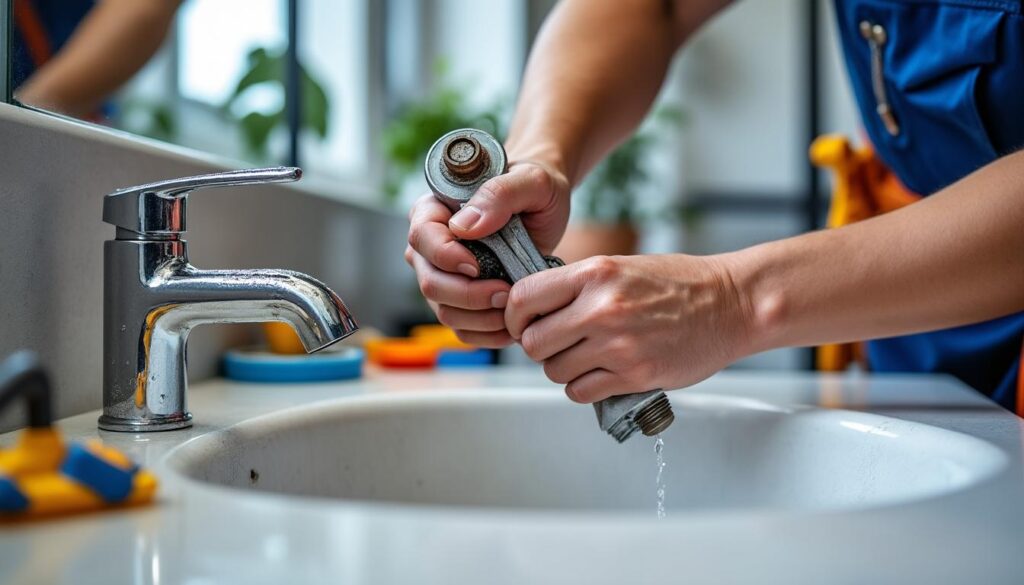 découvrez comment les travaux de plomberie permettent de remplacer les robinets usés pour améliorer votre confort et éviter les fuites d'eau.
