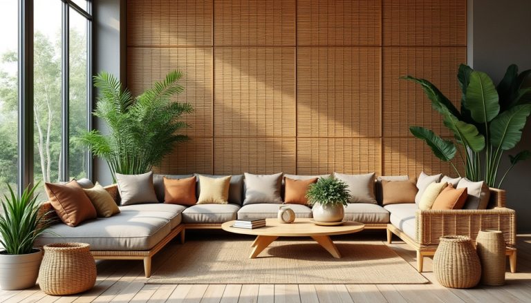 découvrez comment la décoration maison intègre les fibres de bambou écologiques pour un intérieur naturel, durable et respectueux de l'environnement.