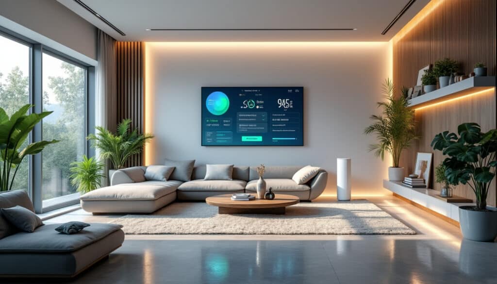 découvrez comment la domotique de santé surveille et améliore la qualité de l'air ambiant pour un environnement intérieur plus sain et sécurisé.