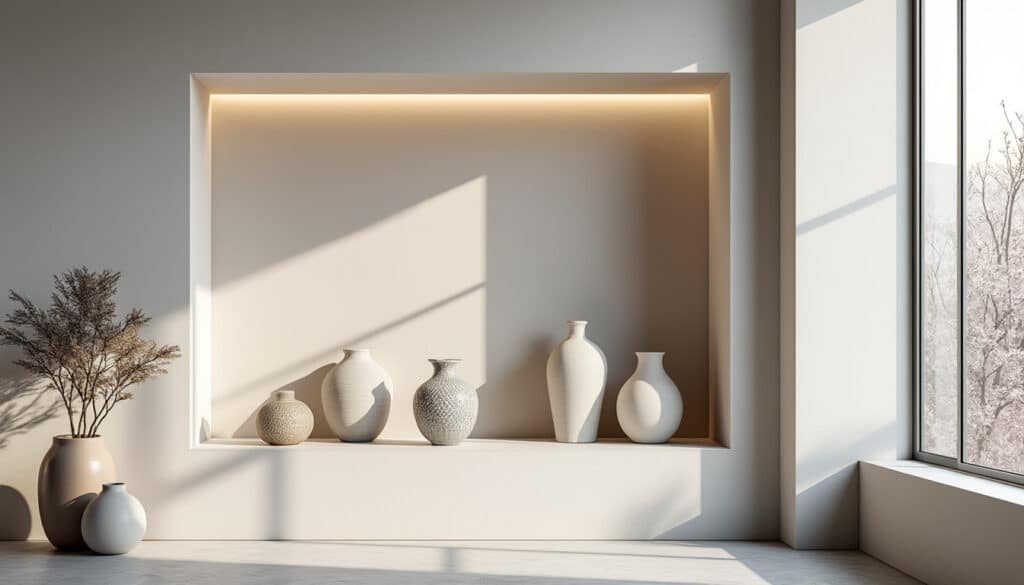 découvrez comment une niche murale sublime vos objets d'art en apportant élégance et raffinement à votre intérieur.