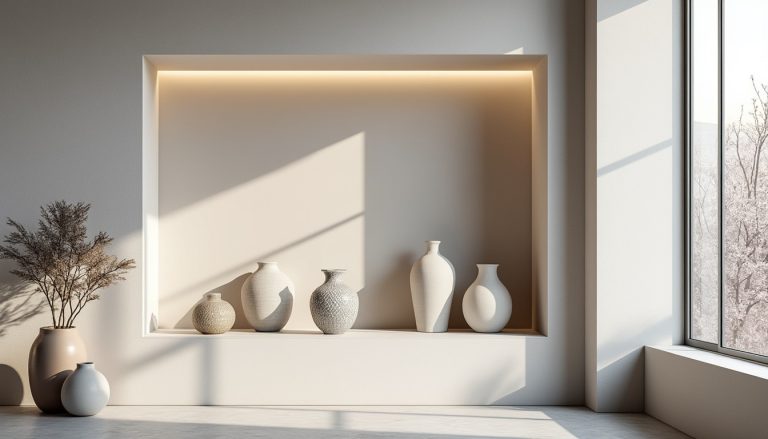 découvrez comment une niche murale sublime vos objets d'art en apportant élégance et raffinement à votre intérieur.