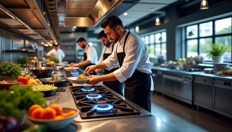 découvrez comment le gaz naturel alimente les cuisines des grands chefs, offrant performance et précision pour sublimer chaque plat.