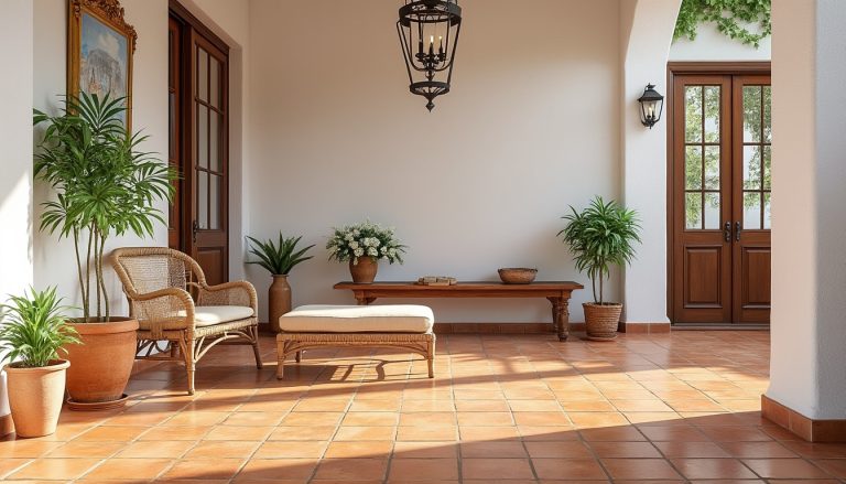 découvrez comment le style méditerranéen s'exprime à travers l'utilisation élégante de la terre cuite au sol, apportant chaleur et authenticité à votre intérieur.