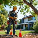 l'élagage des arbres assure la sécurité et la prévention des risques autour de votre propriété en éliminant les branches dangereuses et en améliorant la visibilité.
