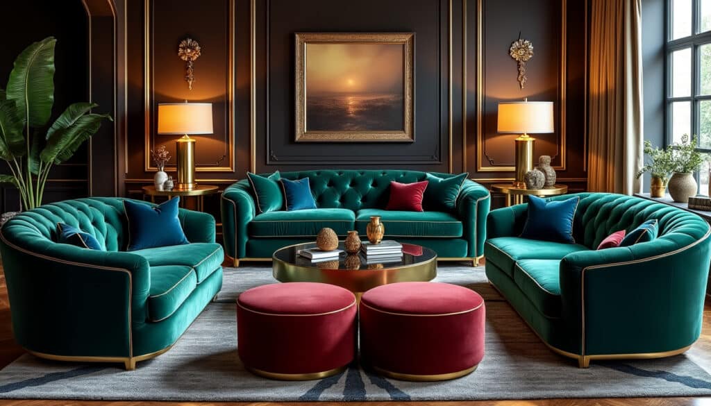 découvrez comment la décoration maison mise sur le velours pour apporter une touche de luxe et d'élégance à votre intérieur.
