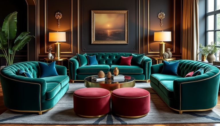 découvrez comment la décoration maison mise sur le velours pour apporter une touche de luxe et d'élégance à votre intérieur.