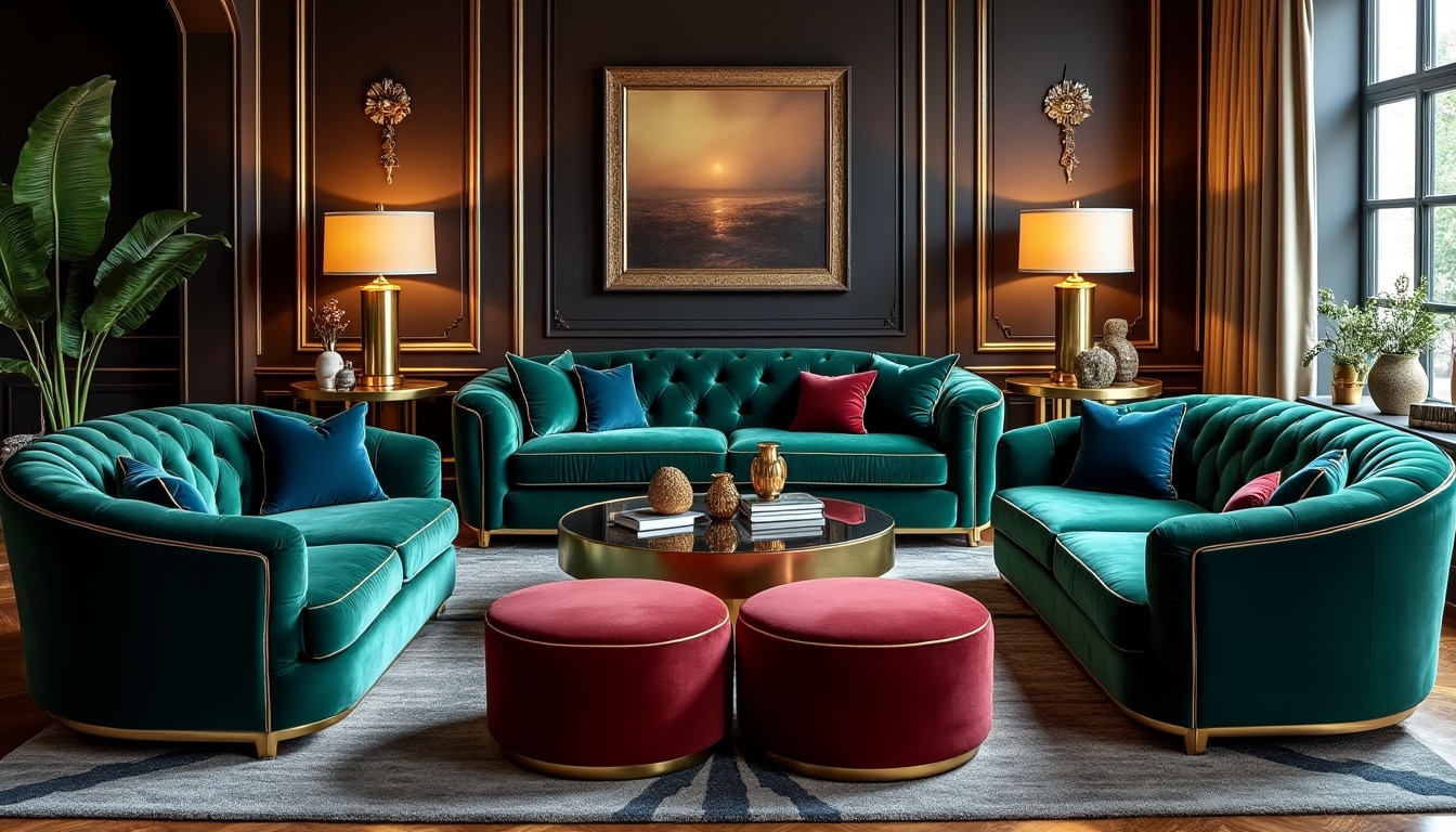 découvrez comment la décoration maison mise sur le velours pour apporter une touche de luxe et d'élégance à votre intérieur.