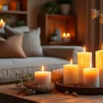 découvrez comment utiliser des bougies pour créer une ambiance olfactive chaleureuse et accueillante dans votre décoration maison.