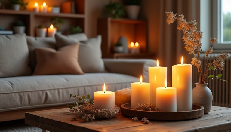 découvrez comment utiliser des bougies pour créer une ambiance olfactive chaleureuse et accueillante dans votre décoration maison.