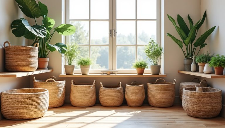 découvrez comment utiliser des paniers décoratifs pour organiser et cacher le désordre dans votre maison, alliant esthétique et praticité pour un intérieur ordonné.