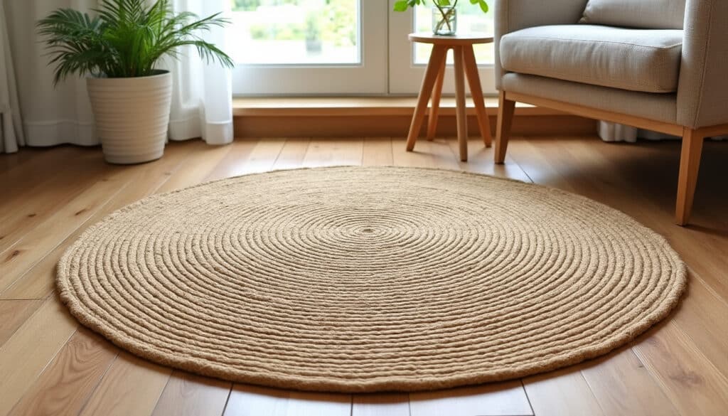 découvrez comment un tapis en jute apporte une touche naturelle et chaleureuse à votre intérieur avec son aspect organique et son charme authentique.