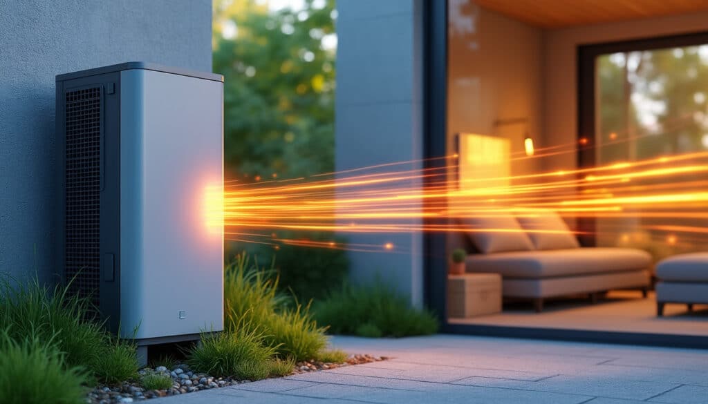 découvrez comment l'énergie aérothermique utilise l'air extérieur pour chauffer efficacement votre intérieur, offrant une solution écologique et économique.