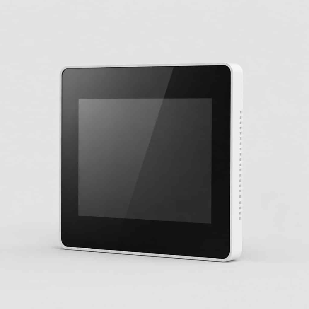 Thermostat d'ambiance avec ecran tactile — vue produit