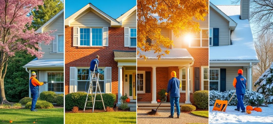 découvrez notre check-list saisonnière pour l'entretien annuel de votre maison et assurez sa durabilité tout au long de l'année.