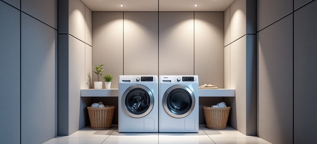 découvrez comment une buanderie isolée contribue à réduire efficacement le bruit des machines à laver, pour un intérieur plus calme et confortable.