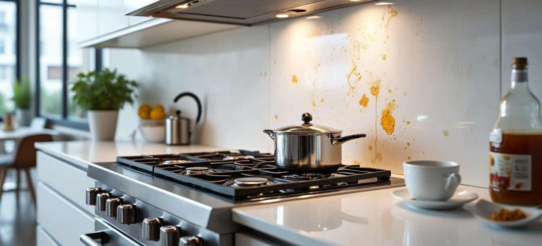 découvrez comment la crédence de cuisine protège efficacement votre mur contre les projections et facilite l'entretien de votre espace culinaire.