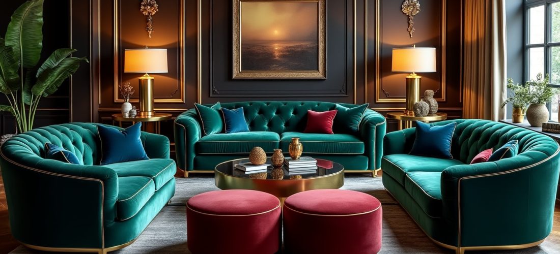 découvrez comment la décoration maison mise sur le velours pour apporter une touche de luxe et d'élégance à votre intérieur.