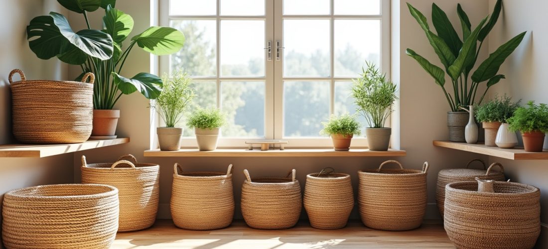 découvrez comment utiliser des paniers décoratifs pour organiser et cacher le désordre dans votre maison, alliant esthétique et praticité pour un intérieur ordonné.